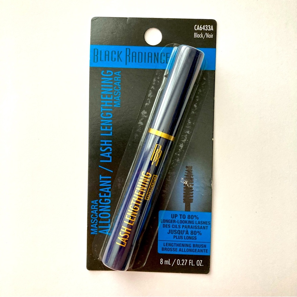🆕 Black Radiance Lash Lengthening Mascara, CA6433 Black, 0.27 fl oz